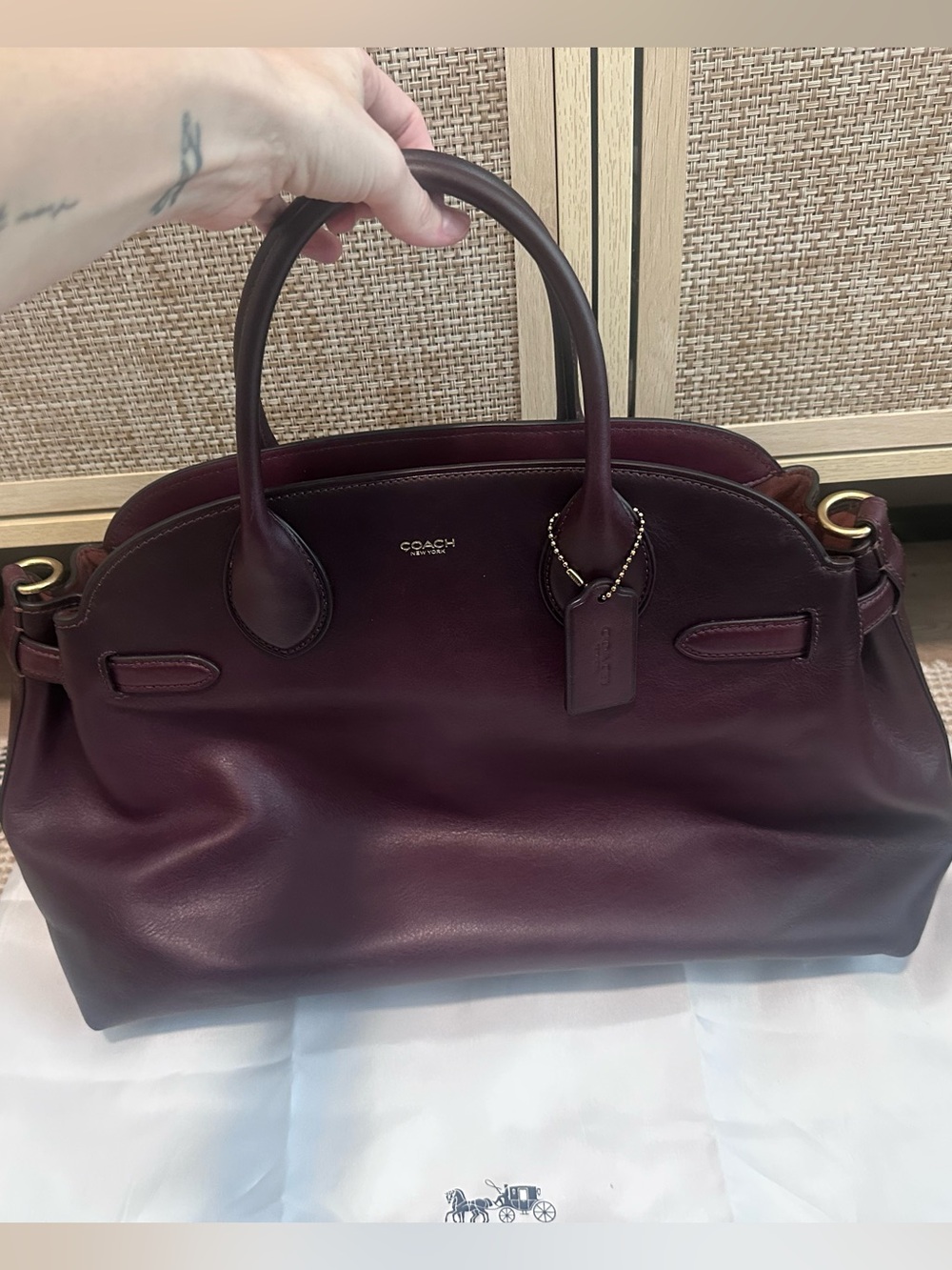 Coach Soft Empire Carryall Bag 40 - Picture 3 of 8
